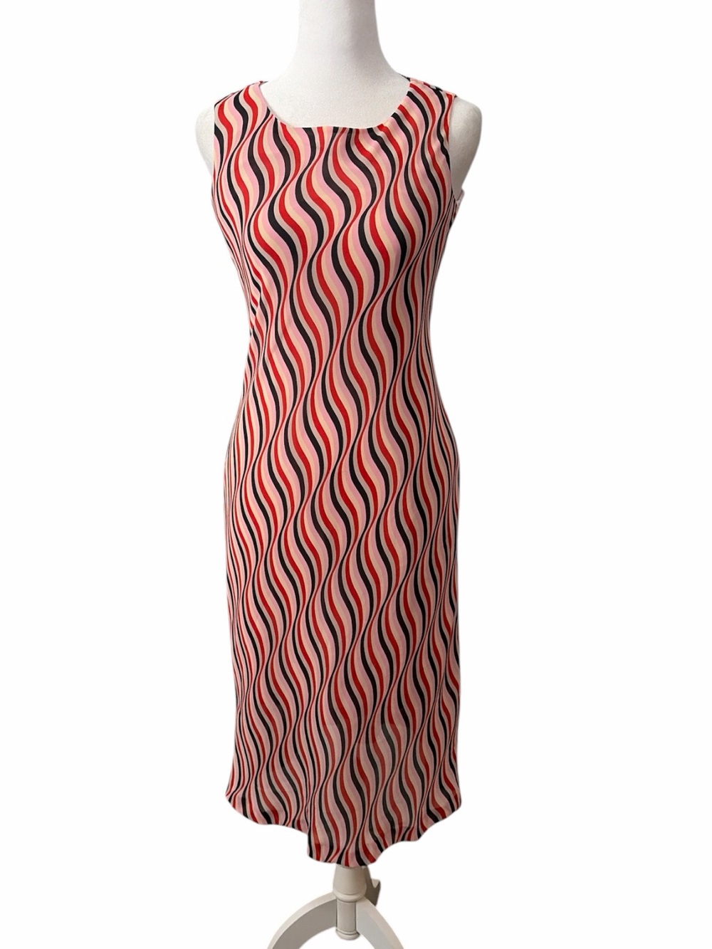 Vintage Bosch Urbanites Assertion Swirl Retro Dress
